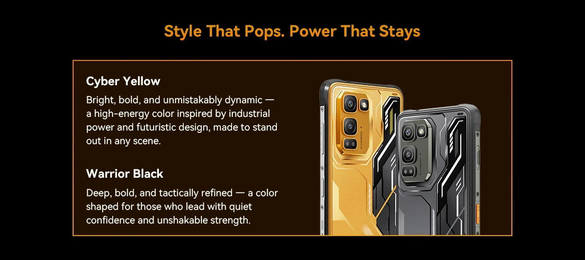 Blackview FORT 5 Android 16 Rugged Smartphone 36GB(12+24)+256GB 6.78" HD+ IPS 5000mAh Mobile Phone Smartphone Mobile Phone NFC