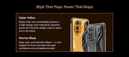 Blackview FORT 5 Android 16 Rugged Smartphone 36GB(12+24)+256GB 6.78" HD+ IPS 5000mAh Mobile Phone Smartphone Mobile Phone NFC
