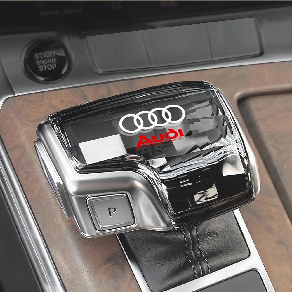 Car Crystal Gear Head Shift Head Transmission Handle Cover For Audi S4 S5 Q5l Sq5 Rs4 Q7 Rs5 A5 Rs7 A6 Rs6 Sq8 A4/a4l Sline RS