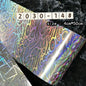 50/100cm Fish Scale Chameleon Nails Metal Nail Art Foil Fish Lure Transfer Decals Wraps Stickers Laser Manicure Decorations