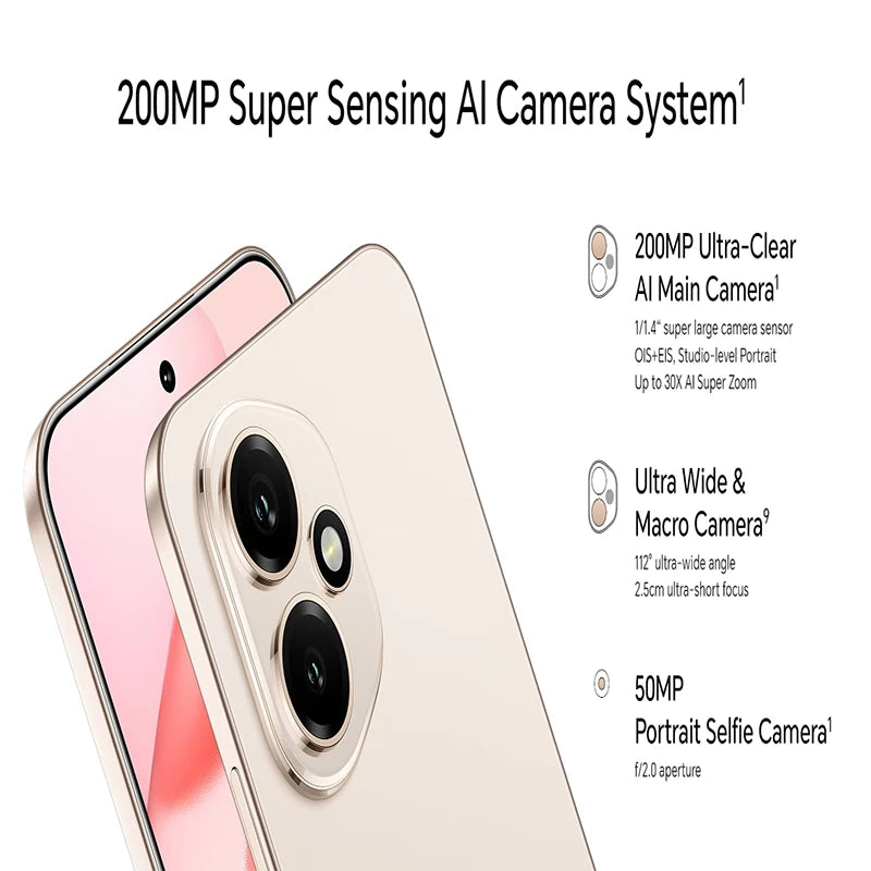 Honor 400 - Snapdragon 7 Gen 3, AMOLED 120Hz, 6000 mah,200MP + 50 MP AI Super Camera, 6.55 inches Smartphone