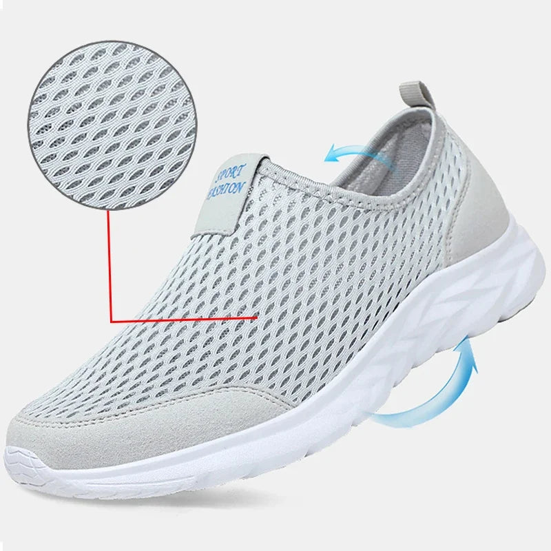 Men's and Women's Casual Breathable Walking Couple Shoes, Outdoor Soft, Lightweight, Fashionable Sports Shoes 2024 New Model