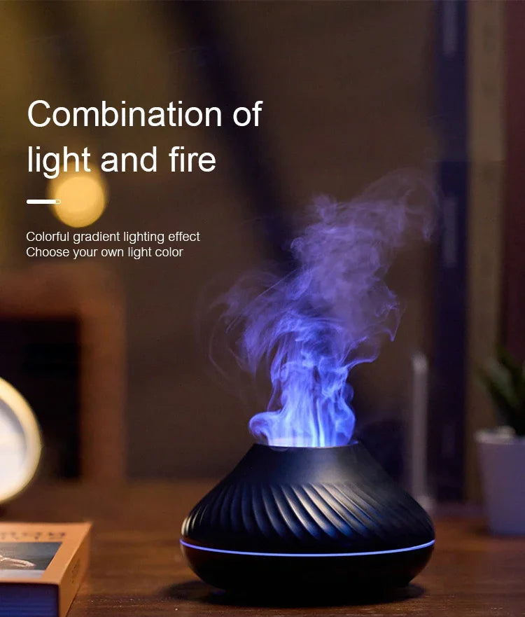 Volcano Aromatherapy Diffuser Portable Desktop Essential Oil Aroma Diffuser Home Air Humidifier Purifier/Essential Oil Set