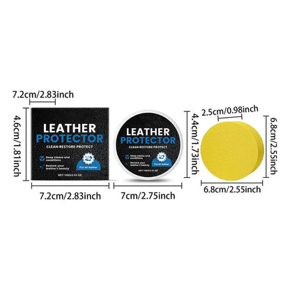 2/1Box Car Leather Care Cream Deep Nourishment And Repair Restore Tool Leather Cleaning Cream Restoration Car Interior Polishing