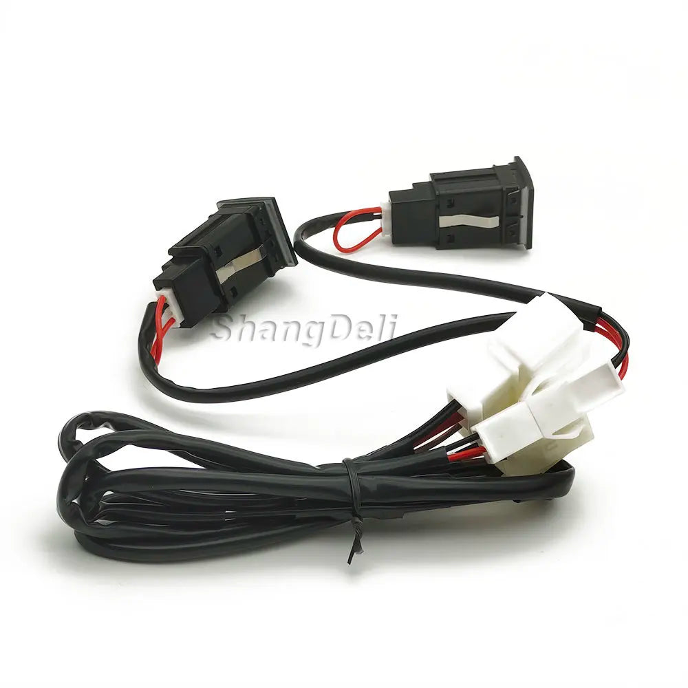 For VW Golf 6 MK6 Jetta 5 MK5 Scirocco 2006 - 2012 Car USB Charger PD Quick Charge QC3.0 Auto Phone Charging Adapter Button