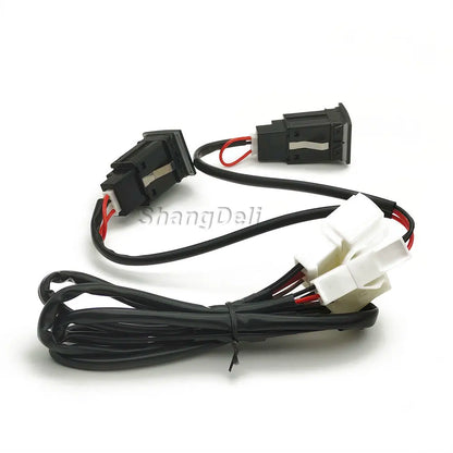 For VW Golf 6 MK6 Jetta 5 MK5 Scirocco 2006 - 2012 Car USB Charger PD Quick Charge QC3.0 Auto Phone Charging Adapter Button