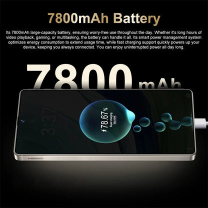 Hot Original Smartphone for S26 Ultra 7.3HD Cell Phone 5G Dual Sim 16MP+48MP 22G+2TB 7800mAh Android 14 Unlocked Mobile Phones