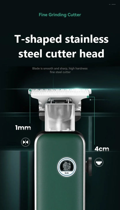 Kemei Electric Hair Cutting Machine Luminous High-power Silent Hair Clipper Man Shaver Trimmer For Men  KM-5098