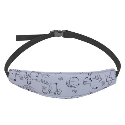 Adjustable Baby Car Seat Head Support Stroller Fastening Belt – Sleep Positioner Pillow for Playpen, Safety for Infant Boy Girl