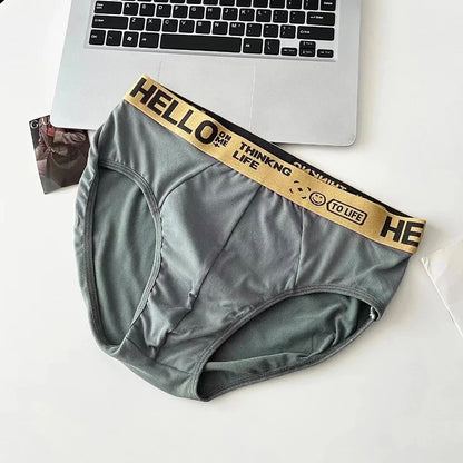 3Pcs/Lot Men's Underpants Soft Men Panties Sports Personality Boxers Breathable Large Size Panties Briefs for Men Underwears