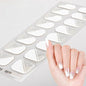 20/22Tips UV Semi cured Gel Nail Stickers Waterproof Long Lasting Full Gel Nail Wraps Press On Nail Decal DIY Manicure