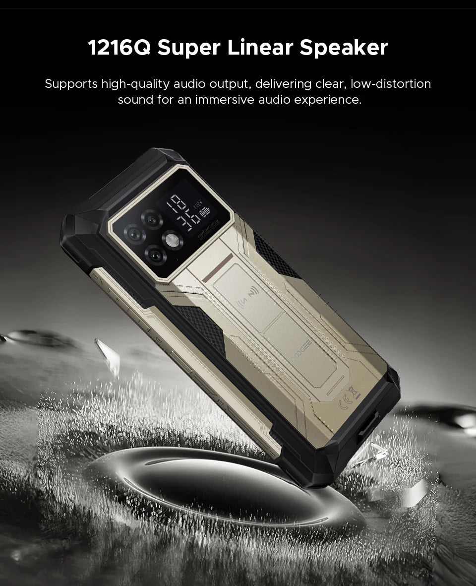 DOOGEE S200 Max 5G Rugged Phone 1.32" Rear Display Dual light Flashlight 22000mAh Battery 66W 6.72” 120Hz 16GB 512GB Smartphone