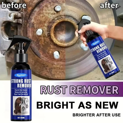 Automotive Car Rust Remover Spray Clean Metal Iron Quickly Auto Exhaust Pipe Rust Derusting Spray Stain Removal Agent