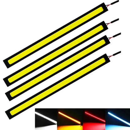 LED COB daytime running lights 17cm waterproof car lighting car interior design 12V 6500K high brightness strip lights