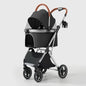 Lightweight Pet Strollers Carrier Car Foldable Travel Carrier for Cat Dog Detachable Pet Strollers Portable Pet Carrier Bag
