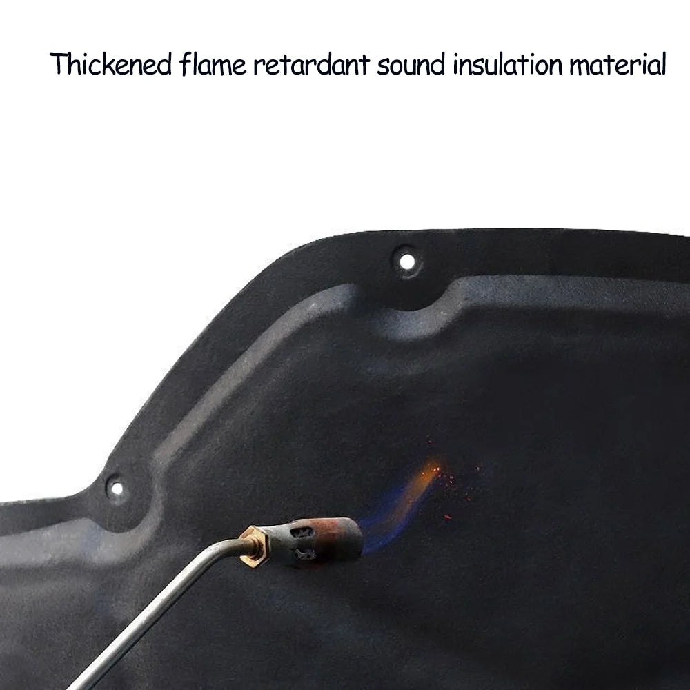 For Leapmotor C10 2024 2025 2026 Car Hood Engine lining Thermal Insulation Cotton Soundproof Mat Cover Protection Accessories