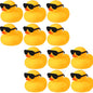 6/12/24PCS  Duck Toys Mini Rubber Ducks Squeak and Float Ducks Shower Toy for Toddlers Boys Girls