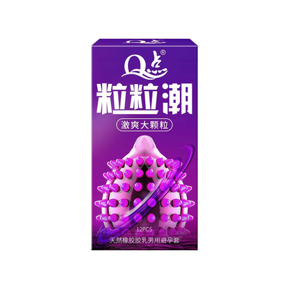 12PCS Men's Condoms Sex Toys lubricante Penis Sleeve Sex Products Vaginal Stimulation Ultra Thin Spike Condoms Adult Supplies
