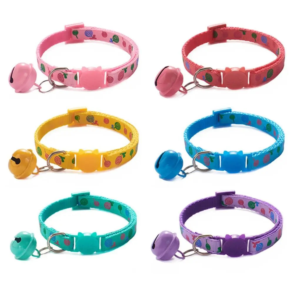 Buckle Cartoon Cat Collars Pet Supplies Cute Cat Head Small Dog Collar Adjustable Cat Accessories