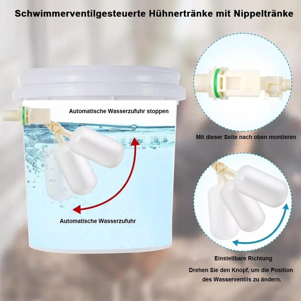 Chicken Drinker Poultry Automatic Waterer Pigeon Small Chick Feeding Bowl Chicken Coop Water Dispenser