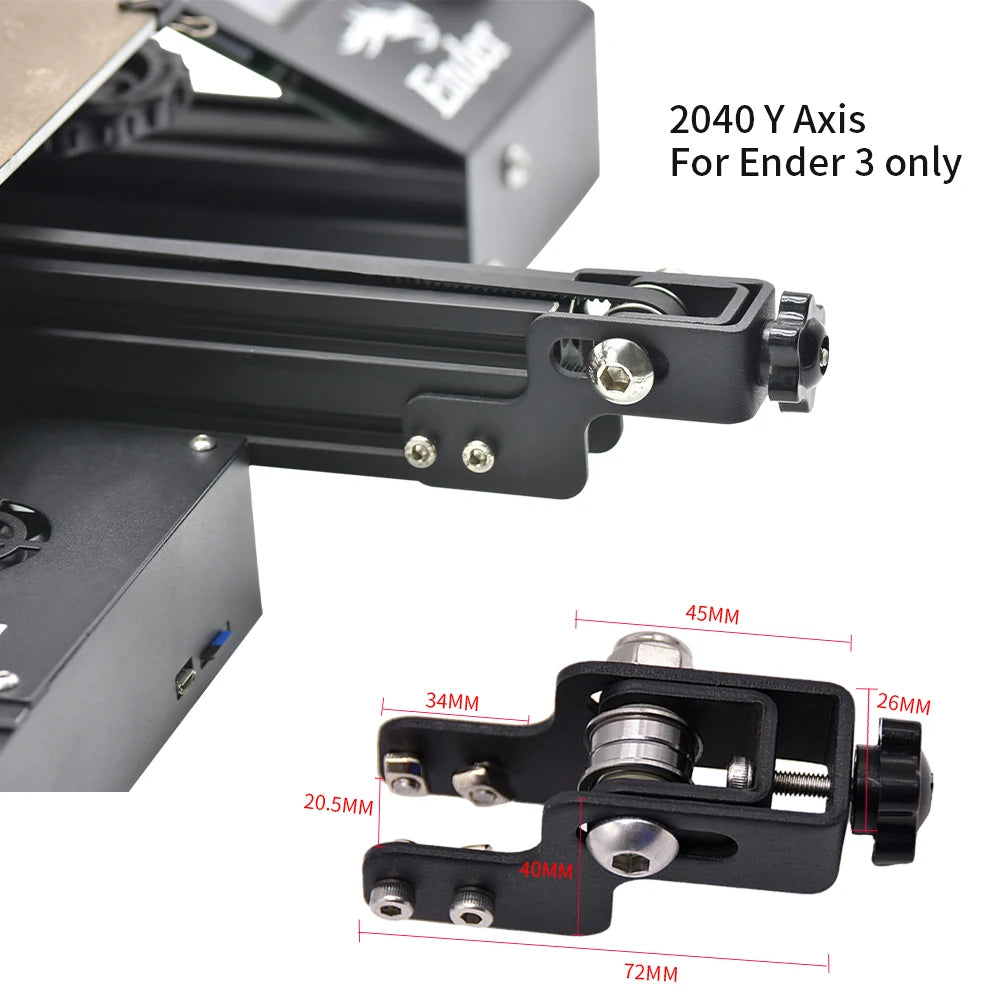Synchronous Belt Tensioner 2020 X Axis V-Slot Profile 4040 Y Axis Belt Stretch Straighten Tensioner For Ender 3/V2/Pro/CR-10/10S