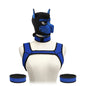 Pet Play Restraint Lingerie Set with Unisex Upper Body Harness Dog Hood Choker for Couple BDSM Fantasy Game Sex Toys