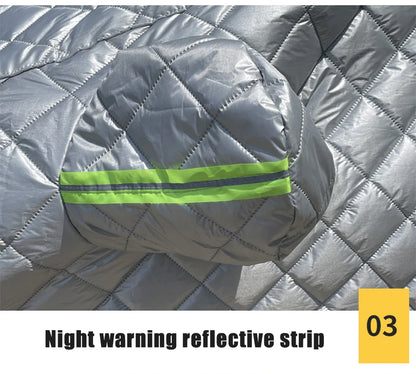 Car Covers Winter Warm Car Cover For Sun And Rain Protection Snow Hail Prevention Full Wrap Car Coats Cotton Fleece Thickened