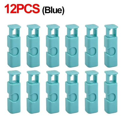 12 PCS Reusable Bread Bag Clips Fresh Food Seal Plastic Spring Clip Snack Storage for Home Kitchen