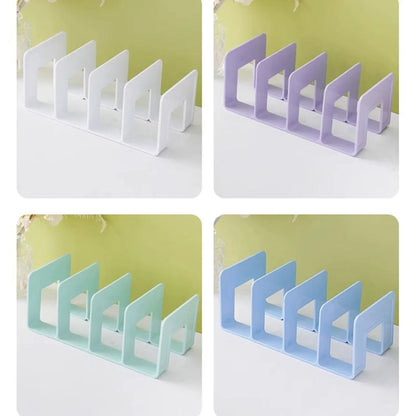 Multifunctional storage bookshelf, storage book stand, desk organizing rack, CD files, school office supplies