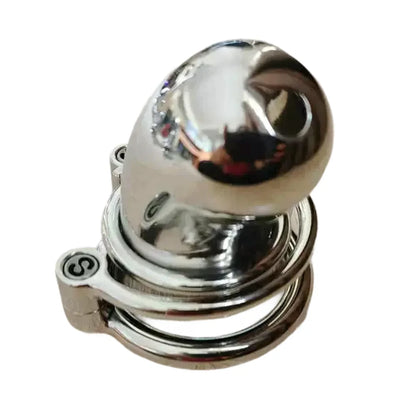 Fully Enclosed Stainless Steel Chastity Cage for Men Metal Screw Lock CBT BDSM Device Cock Cage Harness Male Bondage