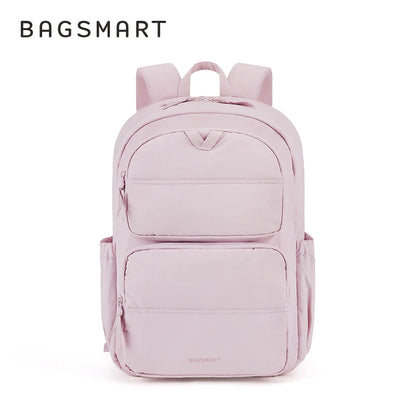 BAGSMART Laptop Backpack Large Capacity Women Casual Travel Bag College School Backpack For Boys Girls