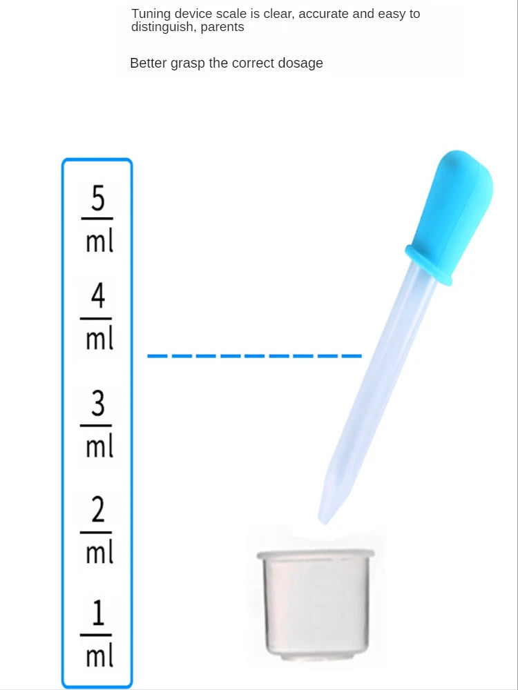 10Pcs/Set 5ml Silicone Plastic Pipette School Lab Experiment Supplies Dropper Feeding Medicine Liquid Eye Ear Pipette Dropper