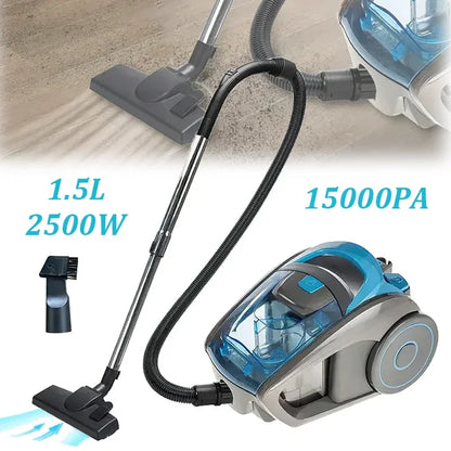 2800W Portable Vacuum Cleaner 15000PA Suction Household Multi-functional Dust Removal Mite Dry and Wet Dual Vacuum Cleaner 220V