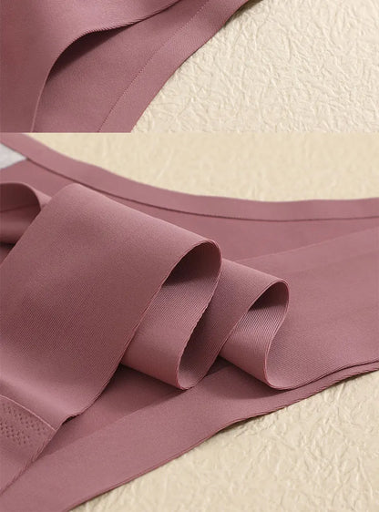 3PCS/SET Sexy G-String Underwear Breathable Female T-back Intimate Lingerie Seamless Low Waist Underpants Lady Bikini Panty S-XL