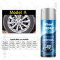 450ml Silver Series Alloy Automotive Wheel Repair Spray Paint - DIY Scratch Remover, Touch Up Paint Quick Matte Bright black