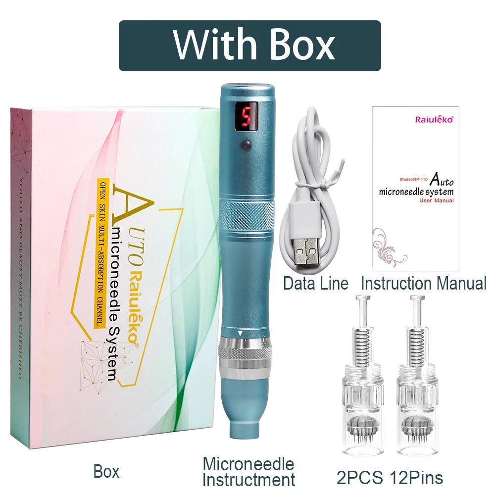 Ultima Dr.imp Pen Wireless Derma Rolling Dermapen Microneedling Cartridge Mesotherapy Auto Micro Needles Exfoliate Shrink Pores