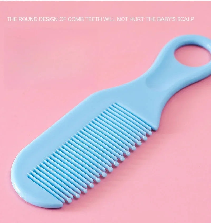Care & Cleaning Set- 10 - Piece Baby  Newborn Nail Clipper Set, Safe Comb & Brush Gift Box