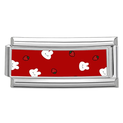 2025 New Women's Gift Cute Rabbit Cat Dogs Italian Charms Links Beads Fit 9mm Stainless Steel Modular Modular Bracelet Jewelry