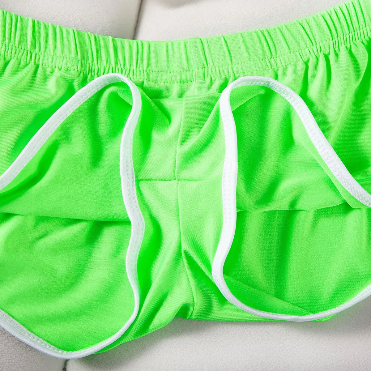 Sexy Running Elastic Sport Shorts Men's Summer Shorts Hot Pants Bar Nine Points Slim Fit Cotton Milk Silk Men's Fashion