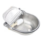 Stainless Steel Automatic Waterer Pet Livestock Tool Animals Water Bowl with Floating Ball for Cattle Horse Goat Sheep Dog