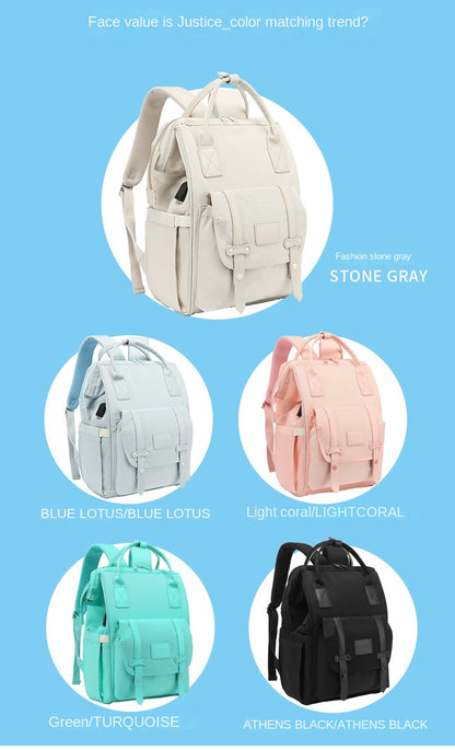 Baby Diaper Bags Mom Backpack Maternity Bag for Baby Large Capacity Mommy Bag Waterproof Travel Baby Stroller Bag Mother Kids