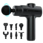 Electric Deep Tissue Massage Gun with 8 Interchangeable Heads for Arms Back Legs & Full Body, Portable Device for Sport