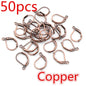 30-50pcs/lot Gold Silver French Lever Earring Hooks Wire Settings Base Hoops Earrings For DIY Jewelry Making Supplies Wholesale