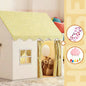 Children's Fun Playhouse Tent, Bed Canopy Partition, Children's Pretend Play Tent, Kids' Toy Castle, Portable Outdoor Toy Playhouse, Includes Cloud/Butterfly Party Decorations, Holiday Gift, Does Not Include Lighting