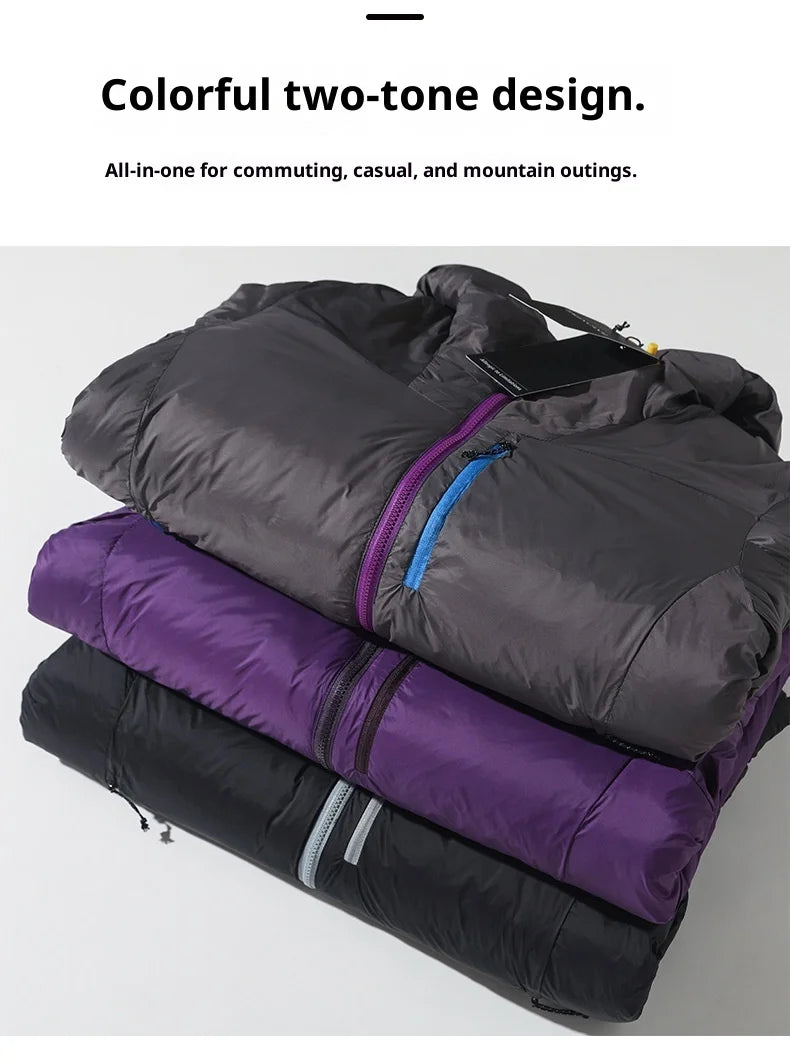Windproof & Waterproof Winter Jacket  2025 Lightweight Abrasion-Resistant Parka with Hood Unisex Thermal Coat