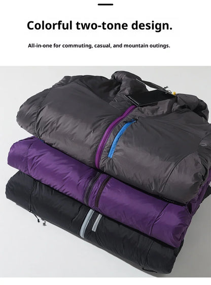 Windproof & Waterproof Winter Jacket  2025 Lightweight Abrasion-Resistant Parka with Hood Unisex Thermal Coat