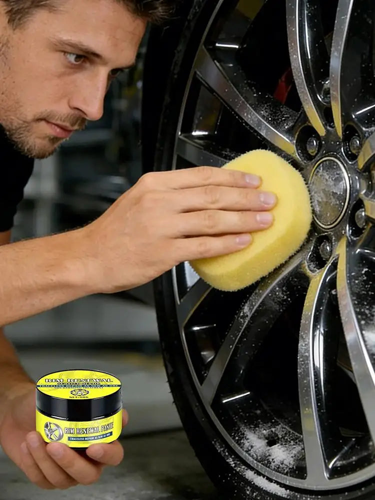 Car Alloy Wheel Rim Scratch Repair Paste Auto Wheel Scratch Remover Oxidation Polishing Paste Restore Gloss for Car SUV RV Truck