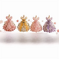 3D Design Beaded Dress Kit Cute Design Tiny Beads Bead Craft Kit Creative Craft Dress Shape Bead Weaving Kit Gift Giving