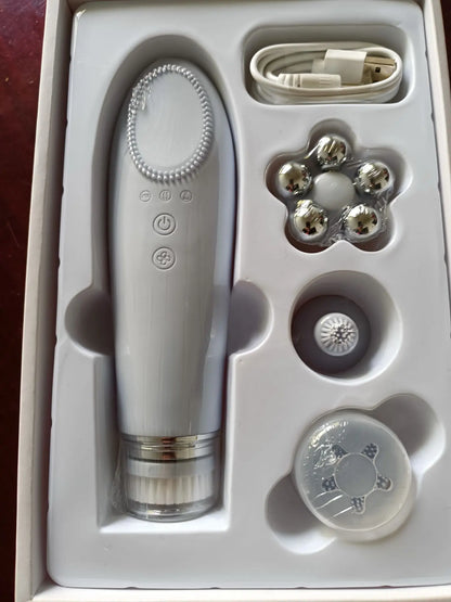 Beauty Massage Tool for Face and Neck Facial Tool Metal Rolling Head Facial Clean and Massage Roller