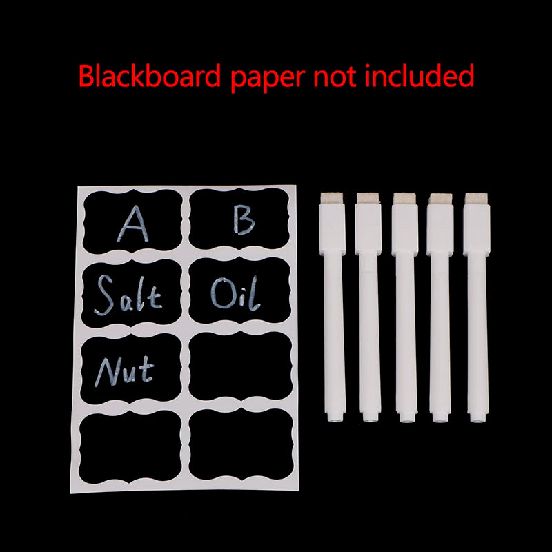 5Pcs  Erasable White Liquid Chalk Pen/Marker For Glass Windows Chalkboard
